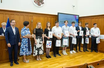  tap wojewódzki X edycji konkursu ,,Olimpiada Solidarności. Dwie dekady historii”. Fot. Andrzej Goiński/UMWKP