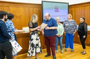  tap wojewódzki X edycji konkursu ,,Olimpiada Solidarności. Dwie dekady historii”. Fot. Andrzej Goiński/UMWKP