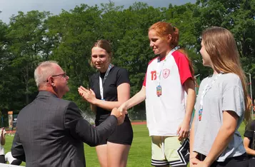 Międzyszkolne Zawody Lekkoatletyczne w Chełmnie. Memoriał Jana Kensika/ Fot. AW