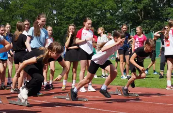 Międzyszkolne Zawody Lekkoatletyczne w Chełmnie. Memoriał Jana Kensika/ Fot. AW