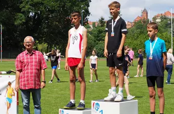 Międzyszkolne Zawody Lekkoatletyczne w Chełmnie. Memoriał Jana Kensika/ Fot. AW