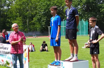 Międzyszkolne Zawody Lekkoatletyczne w Chełmnie. Memoriał Jana Kensika/ Fot. AW