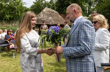 Nagrody dla muzealników. / Fot. Szymon Zdziebło tarantoga.pl dla UMWKP