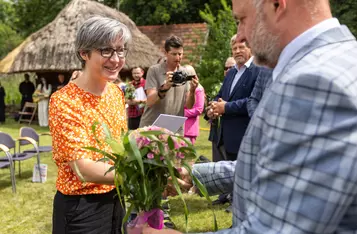 Nagrody dla muzealników. / Fot. Szymon Zdziebło tarantoga.pl dla UMWKP