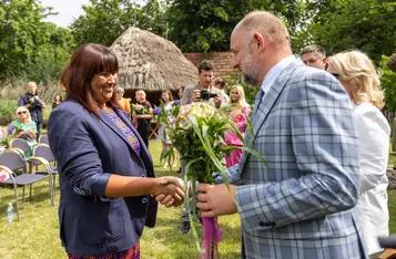 Nagrody dla muzealników. / Fot. Szymon Zdziebło tarantoga.pl dla UMWKP