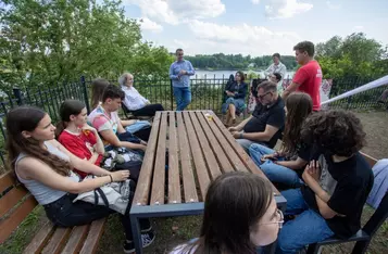 Przystanek JPII „Wiara, kultura, dobro”, fot. Mikołaj Kuras dla UMWKP