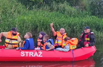 Noc Świętojańska nad Wisłą w Bieńkówce w gminie Chełmno/ Fot. Bartosz Kubacki