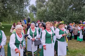 Noc Świętojańska nad Wisłą w Bieńkówce w gminie Chełmno/ Fot. Bartosz Kubacki