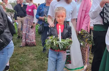 Noc Świętojańska nad Wisłą w Bieńkówce w gminie Chełmno/ Fot. Bartosz Kubacki