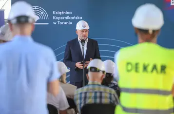 Rozbudowa Książnicy Kopernikańskiej, lipiec 2024, fot. Szymon Zdziebło