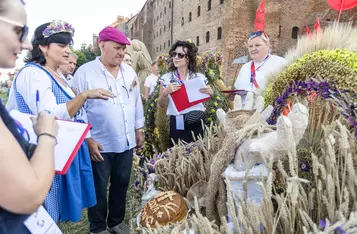 Dożynki wojewódzkie w Grudziądzu, fot. Szymon Zdziebło/tarantoga.pl dla UMWKP