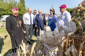 Dożynki wojewódzkie w Grudziądzu, fot. Szymon Zdziebło/tarantoga.pl dla UMWKP