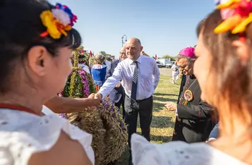 Dożynki wojewódzkie w Grudziądzu, fot. Szymon Zdziebło/tarantoga.pl dla UMWKP