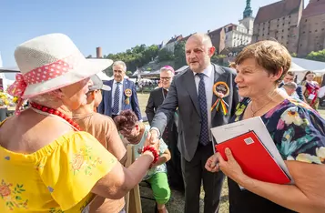 Dożynki wojewódzkie w Grudziądzu, fot. Szymon Zdziebło/tarantoga.pl dla UMWKP