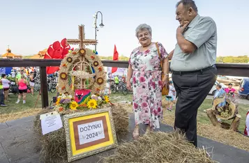 Dożynki wojewódzkie w Grudziądzu, fot. Szymon Zdziebło/tarantoga.pl dla UMWKP