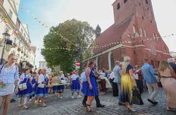 Dożynki wojewódzkie Grudziądz 2024, fot. Mikołaj Kuras dla UMWKP