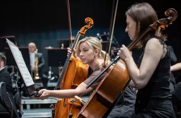 Koncert „Passacaglia” Leszka Możdżera i Adama Bałdycha w ramach Międzynarodowego Festiwalu i Konkursu Skrzypcowego im. Karola Lipińskiej w Toruniu, fot. Mikołaj Kuras dla UMWKP