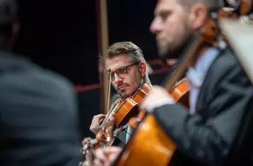 Koncert „Passacaglia” Leszka Możdżera i Adama Bałdycha w ramach Międzynarodowego Festiwalu i Konkursu Skrzypcowego im. Karola Lipińskiej w Toruniu, fot. Mikołaj Kuras dla UMWKP