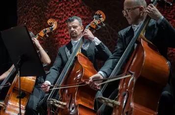 Koncert „Passacaglia” Leszka Możdżera i Adama Bałdycha w ramach Międzynarodowego Festiwalu i Konkursu Skrzypcowego im. Karola Lipińskiej w Toruniu, fot. Mikołaj Kuras dla UMWKP