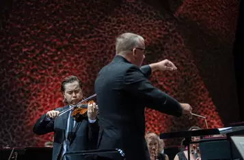 Koncert „Passacaglia” Leszka Możdżera i Adama Bałdycha w ramach Międzynarodowego Festiwalu i Konkursu Skrzypcowego im. Karola Lipińskiej w Toruniu, fot. Mikołaj Kuras dla UMWKP