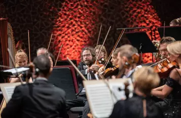 Koncert „Passacaglia” Leszka Możdżera i Adama Bałdycha w ramach Międzynarodowego Festiwalu i Konkursu Skrzypcowego im. Karola Lipińskiej w Toruniu, fot. Mikołaj Kuras dla UMWKP