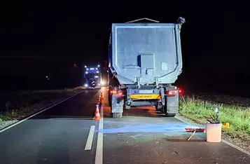 Wypadek w grzybnie pod Chełmnem/ Fot. KP PSP Chełmno