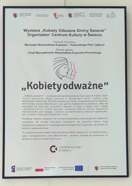 Wystawa Kobiety Odważne Gminy Świecie / Fot. JD