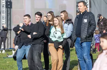 Górsk, obchody 40. rocznicy śmierci ks. Jerzego Popiełuszki/ Fot. Andrzej Goiński dla UMWKP