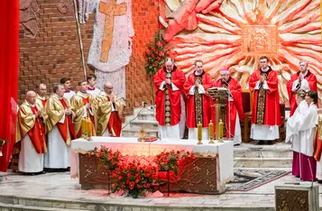 Bydgoszcz, obchody 40. rocznicy śmierci ks. Jerzego Popiełuszki/ Fot. Tomasz Czachorowski, eventphoto.com.pl dla UMWKP