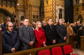 Toruń, obchody 40. rocznicy śmierci ks. Jerzego Popiełuszki/ Fot. Andrzej Goiński dla UMWKP