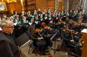 Toruń, obchody 40. rocznicy śmierci ks. Jerzego Popiełuszki/ Fot. Andrzej Goiński dla UMWKP