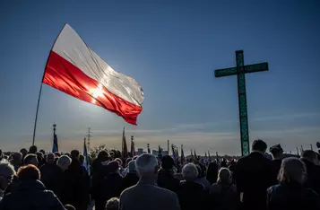 Toruń, obchody 40. rocznicy śmierci ks. Jerzego Popiełuszki/ Fot. Andrzej Goiński dla UMWKP