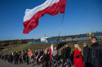 Toruń, obchody 40. rocznicy śmierci ks. Jerzego Popiełuszki/ Fot. Andrzej Goiński dla UMWKP