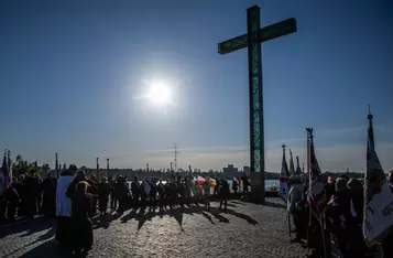 Toruń, obchody 40. rocznicy śmierci ks. Jerzego Popiełuszki/ Fot. Andrzej Goiński dla UMWKP