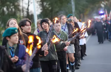 Górsk, obchody 40. rocznicy śmierci ks. Jerzego Popiełuszki/ Fot. Mikołaj Kuras dla UMWKP