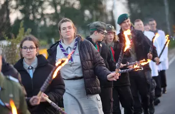 Górsk, obchody 40. rocznicy śmierci ks. Jerzego Popiełuszki/ Fot. Mikołaj Kuras dla UMWKP