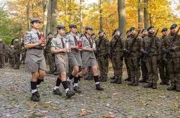 Uroczystości 85. rocznicy pierwszych straceń na Barbarce, fot. Szymon Zdziebło, tarantoga.pl dla UMWKP