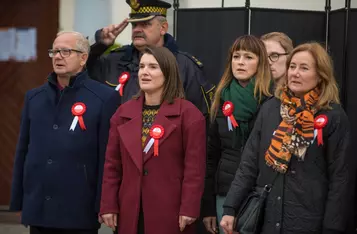 Razem dla Niepodległej na rynku w Chełmnie/ Fot. Pitrex