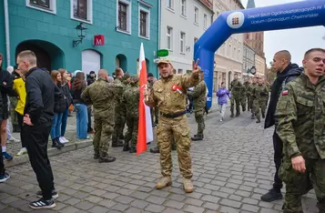 Razem dla Niepodległej na rynku w Chełmnie/ Fot. Pitrex