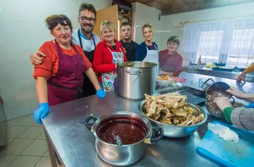 W gminie Chełmno w Święto Niepodległości odbyły się warsztaty kulinarne z gęsiną w roli głównej/ Fot. Pitrex