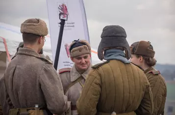 Piknik zimowy z inscenizacją historyczną w Borównie/ Fot. Pitrex