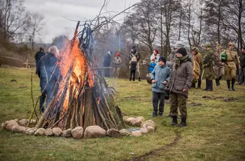 Piknik zimowy z inscenizacją historyczną w Borównie/ Fot. Pitrex