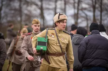 Piknik zimowy z inscenizacją historyczną w Borównie/ Fot. Pitrex