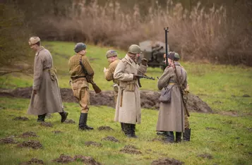 Piknik zimowy z inscenizacją historyczną w Borównie/ Fot. Pitrex