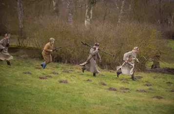 Piknik zimowy z inscenizacją historyczną w Borównie/ Fot. Pitrex