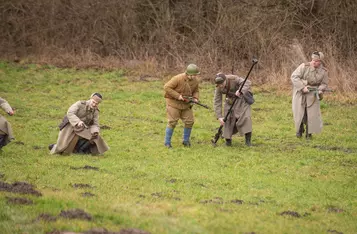 Piknik zimowy z inscenizacją historyczną w Borównie/ Fot. Pitrex