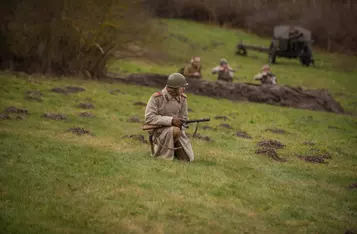 Piknik zimowy z inscenizacją historyczną w Borównie/ Fot. Pitrex