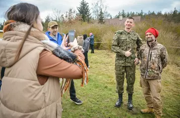 Piknik zimowy z inscenizacją historyczną w Borównie/ Fot. Pitrex