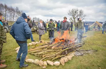 Piknik zimowy z inscenizacją historyczną w Borównie/ Fot. Pitrex