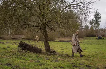 Piknik zimowy z inscenizacją historyczną w Borównie/ Fot. Pitrex